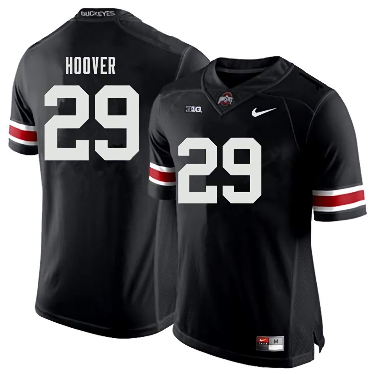 Zach Hoover Ohio State Buckeyes Men's NCAA #29 Nike Black College Stitched Football Jersey BLY2056UB